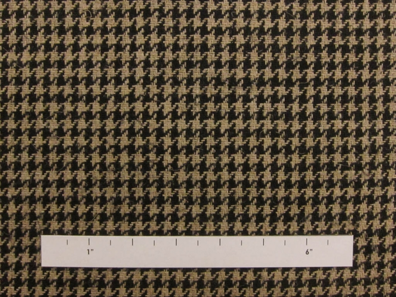 Linen Upholstery Houndstooth 1