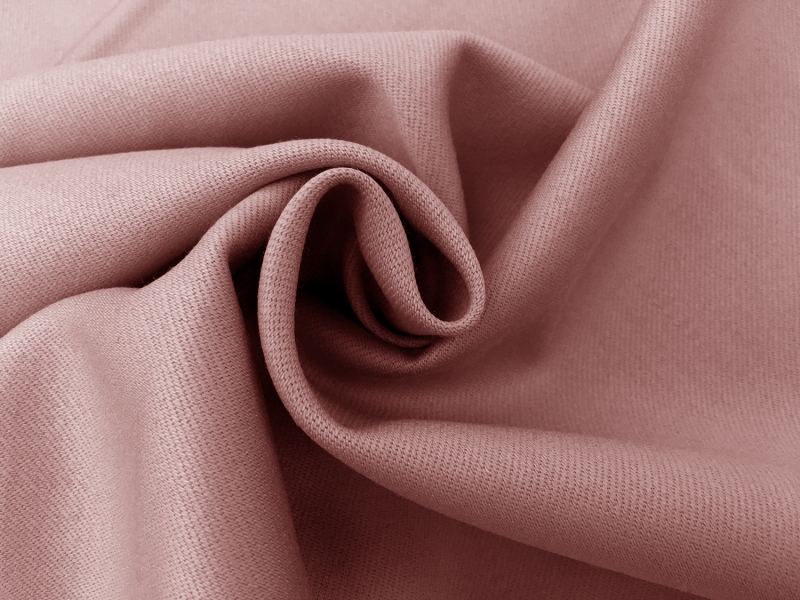 Italian Wool Satin Faille in Dusty Pink1