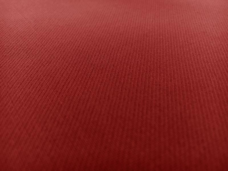 Italian Wool Satin Faille in Carnelian Red3