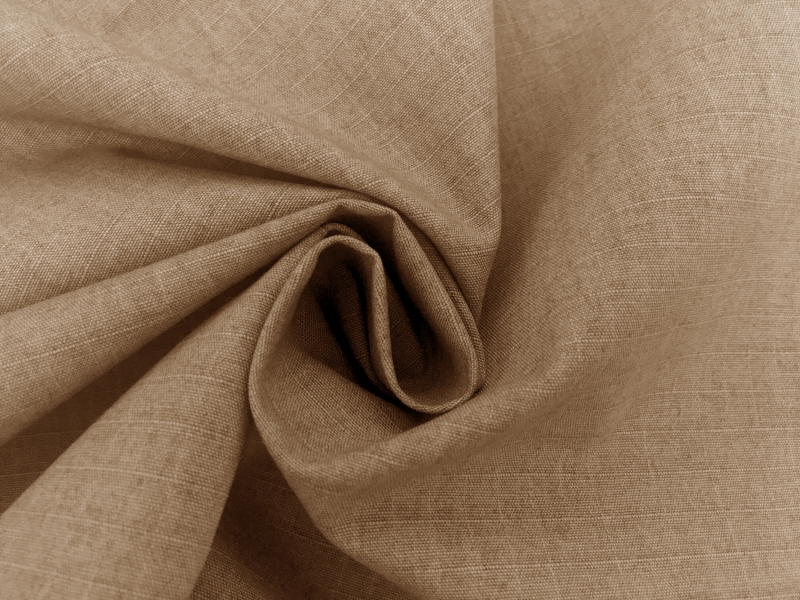 Japanese Cotton Ripstop In Khaki | B&J Fabrics