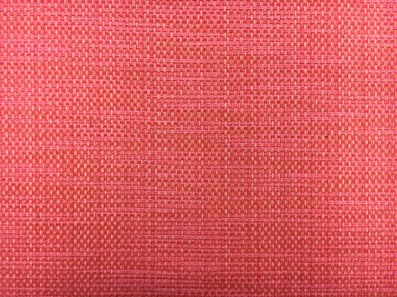 Cotton Blend Basketweave Upholstery in Coral0