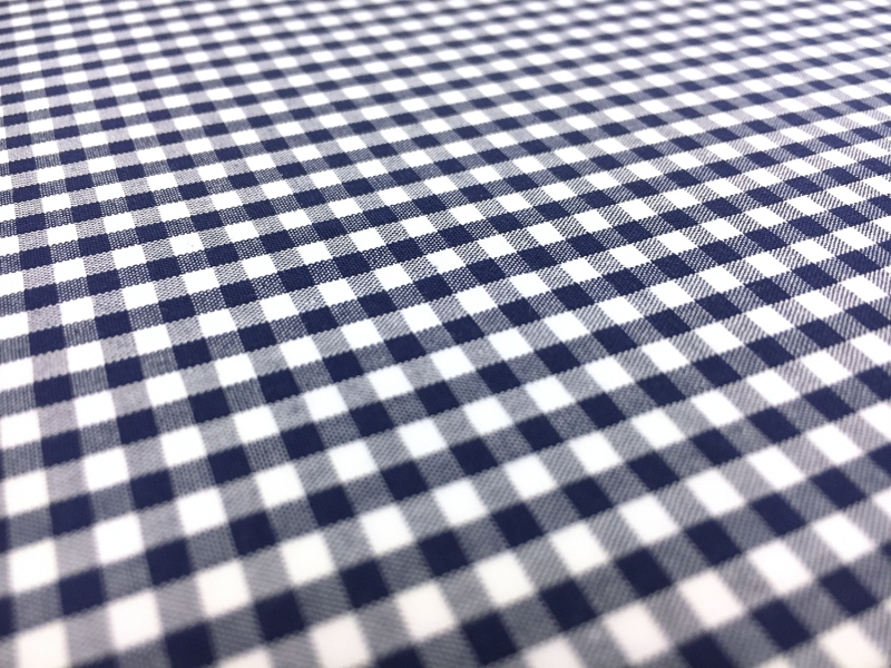 1/8" Cotton Gingham in Navy2