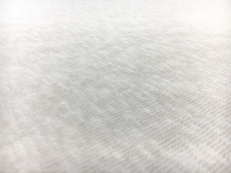 Japanese Cotton Blend Terry Knit in White3