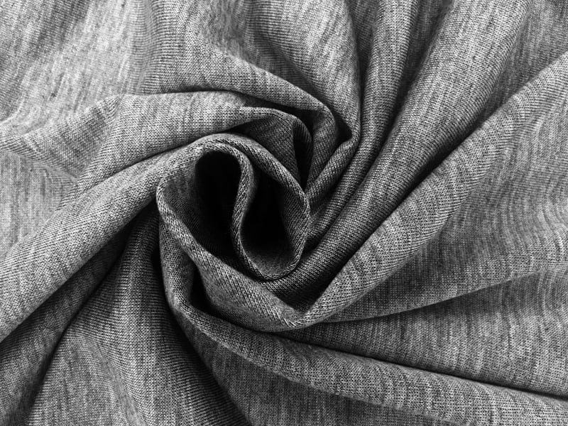 Japanese Tencel Nylon Wool Jersey in Heather Grey1