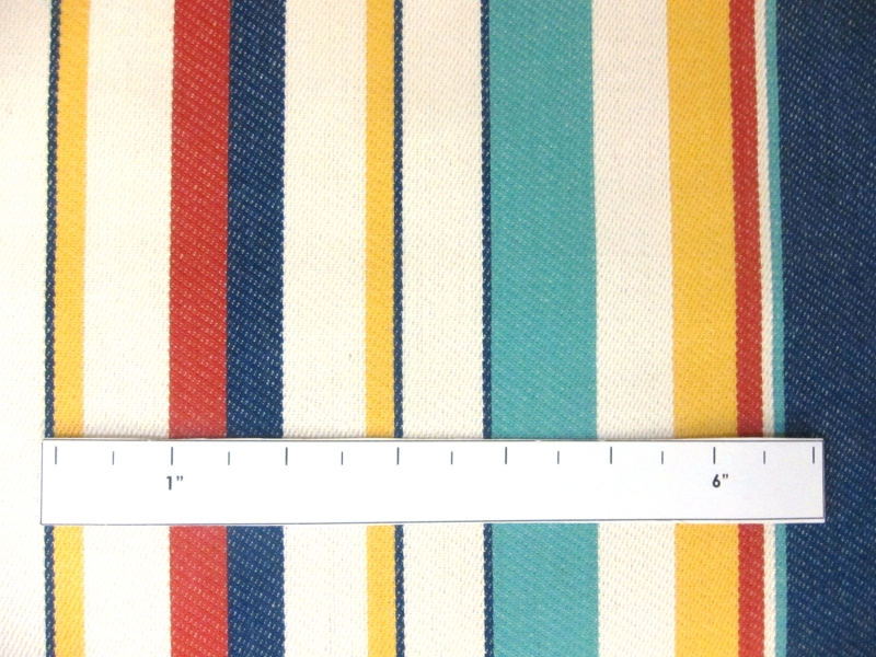 Cotton Canvas Stripe in Multi2