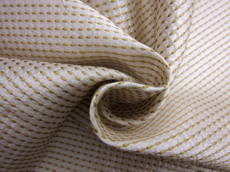 Pin Stitched Silk Taffeta1