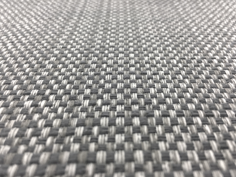 Cotton Blend Basketweave Upholstery in Wall Street Grey2