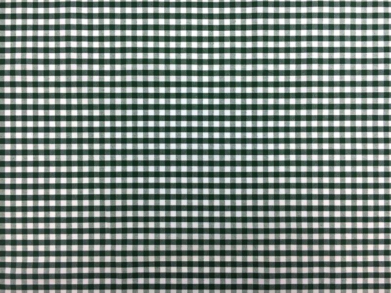 1/4" Cotton Gingham in Forest Green 0
