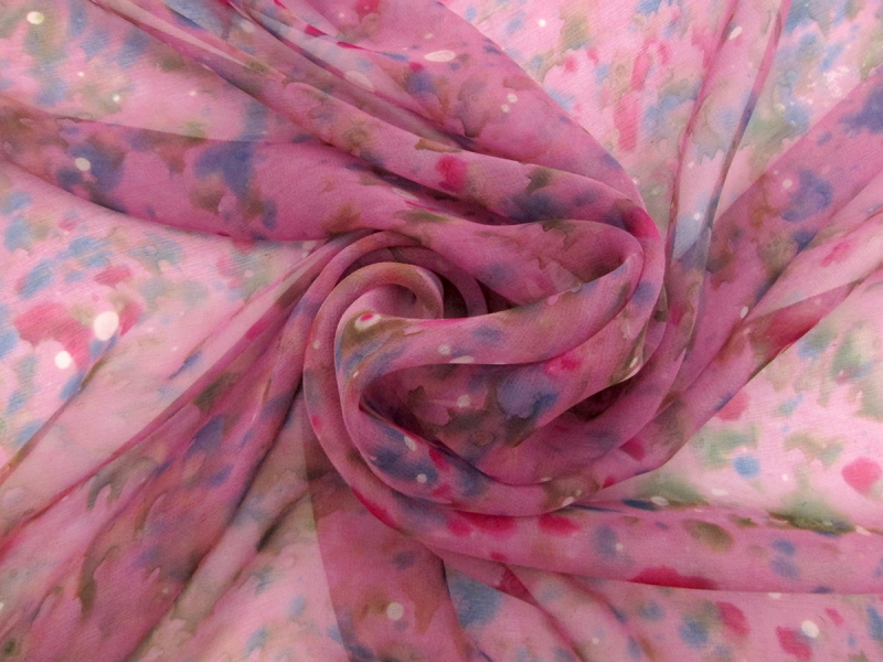 Tie Dyed Heavy Silk Chiffon3
