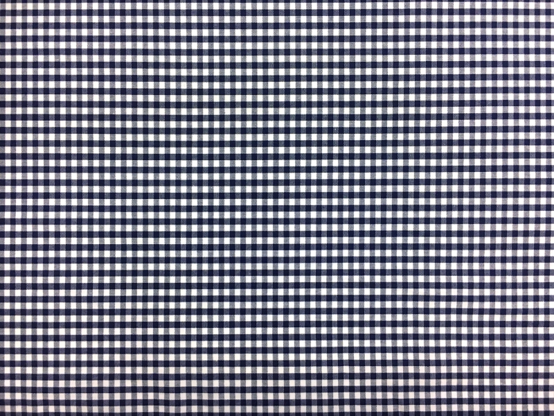 1/8" Cotton Gingham in Navy0