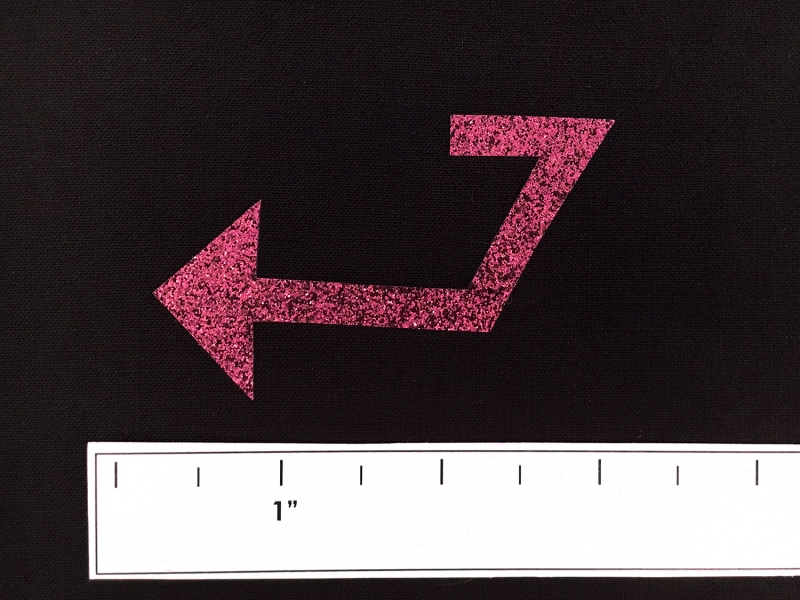 Heat Transfer Polyester Glitter Adhesive in Hot Pink4