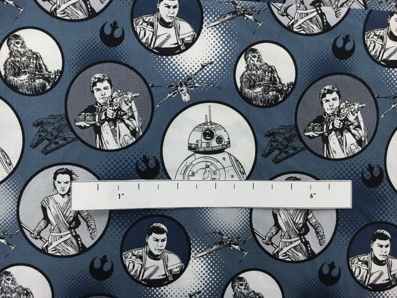 Star Wars The Force Awakens Broadcloth Print1