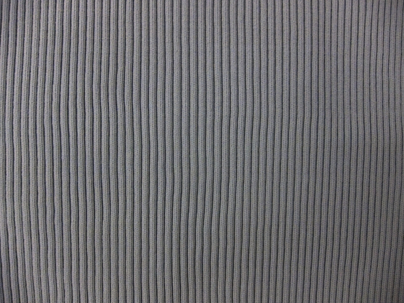 Nylon Rib Knit in White