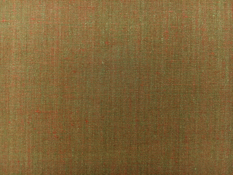 Two Toned Lightweight Linen in Olive Red2