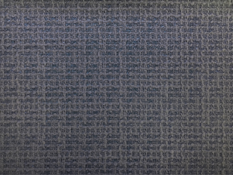 Wool and Nylon Lurex Tweed in Powder Blue0