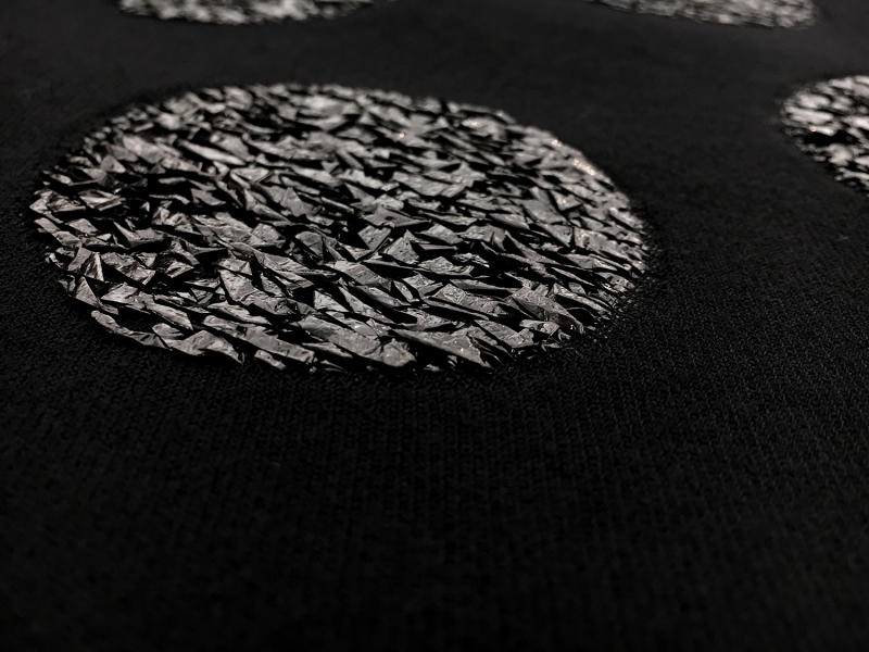 Ungaro Wool and Poly Blend Twill with Raffia Dots | B&J Fabrics