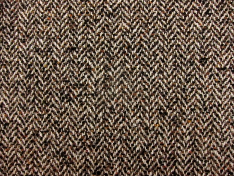 Wool Herringbone Tweed0