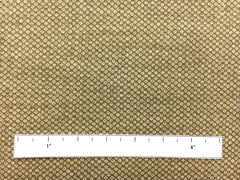 Japanese Textured Cotton Print in Olive1