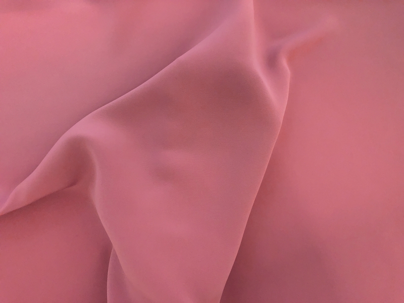 Polyester Powder Crepe De Chine in Mauve Taupe2