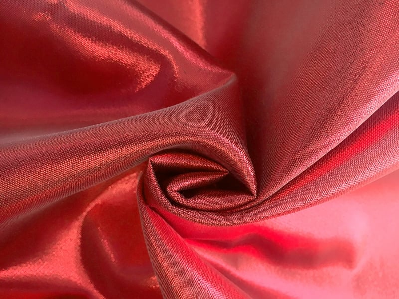 Silk and Polyester Blend Doubleface Lamé1