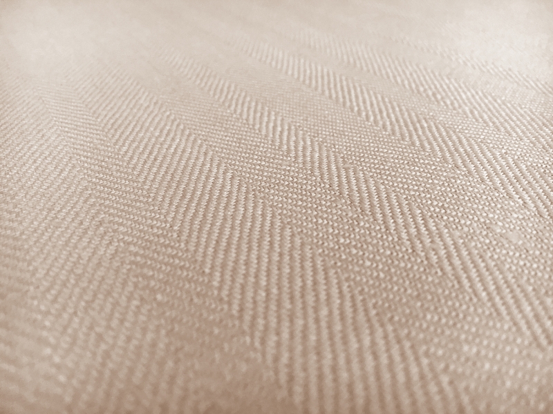 Upholstery Linen Herringbone in Sand0