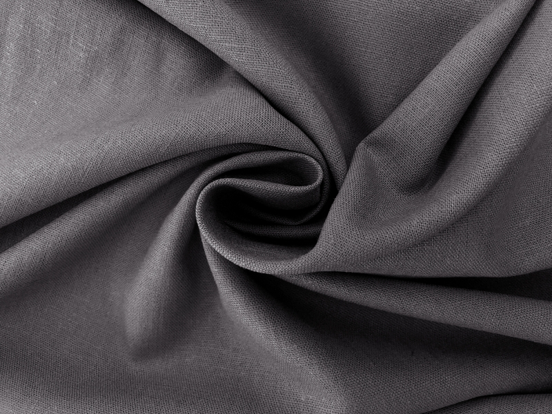Washed Lightweight Linen Blend in Charcoal | B&J Fabrics