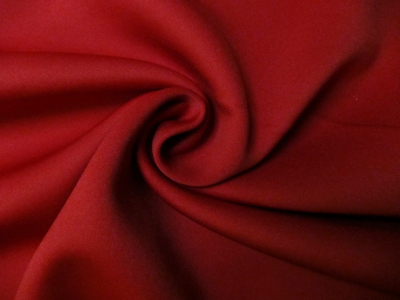 Doubleface Scuba Knit in Red1