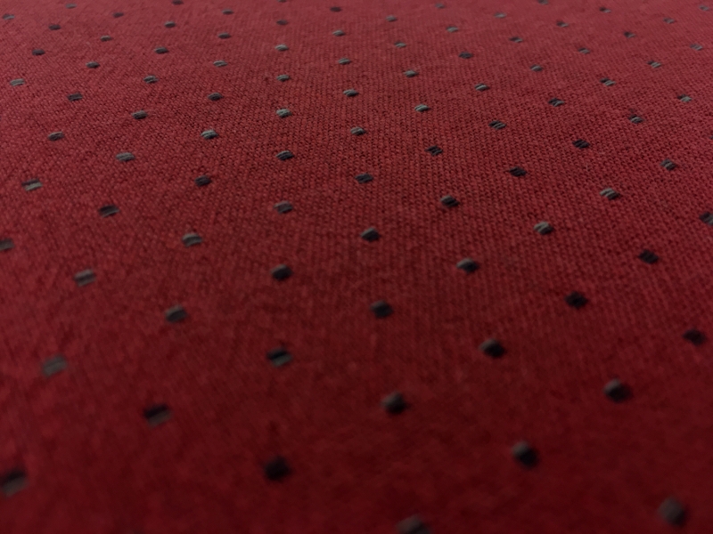 Japanese Cotton Woven Dots Novelty in Red2