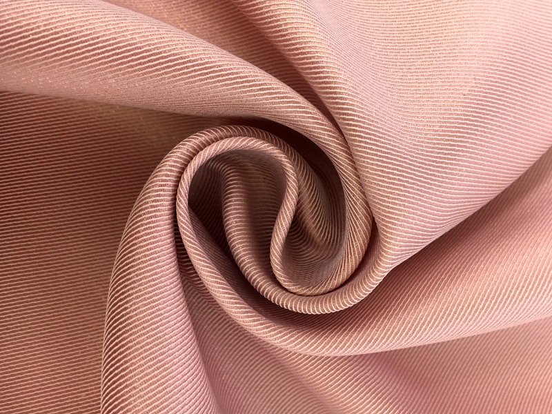 Metallic Polyester Twill in Pink0
