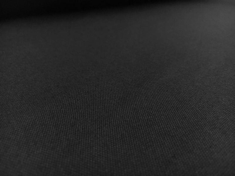 Japanese Fine Cotton 6.5oz Canvas in Black0