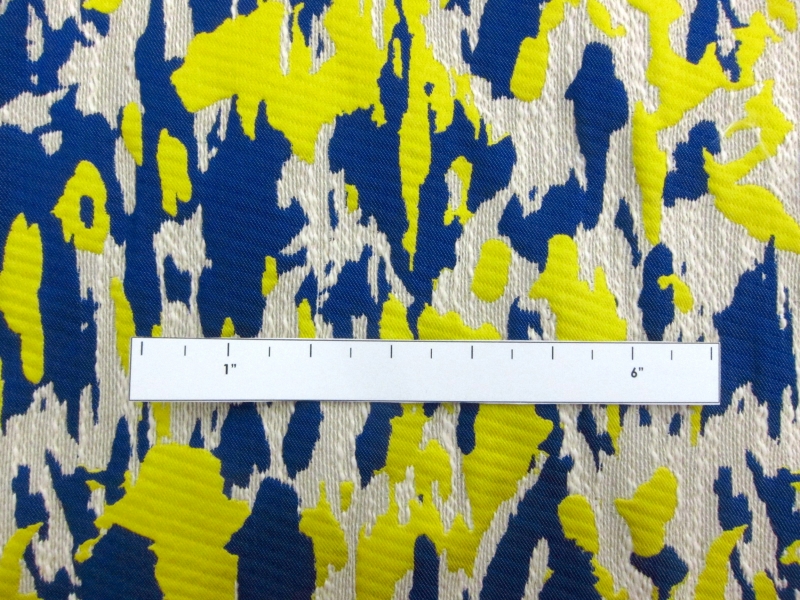  Abstract Camouflage Polyester and Cotton Blend Brocade2
