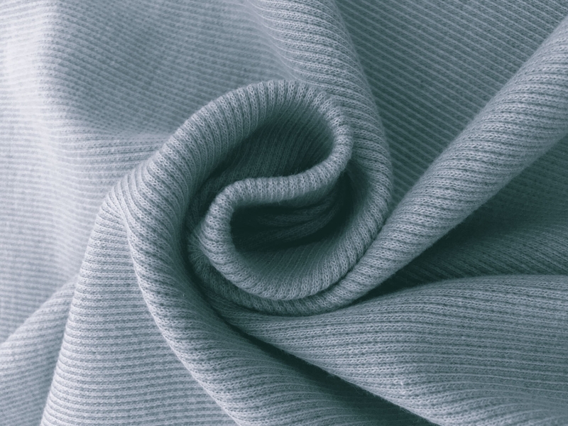 Japanese Cotton Rib Knit in Powder Blue2