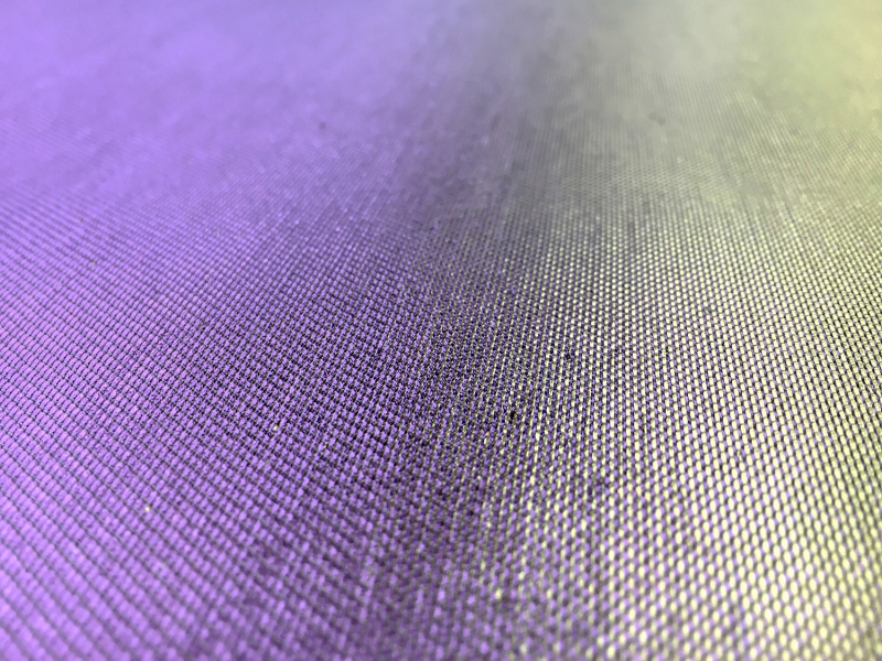 French Cotton Blend Iridescent Metallic Twill in Lilac and Gold1