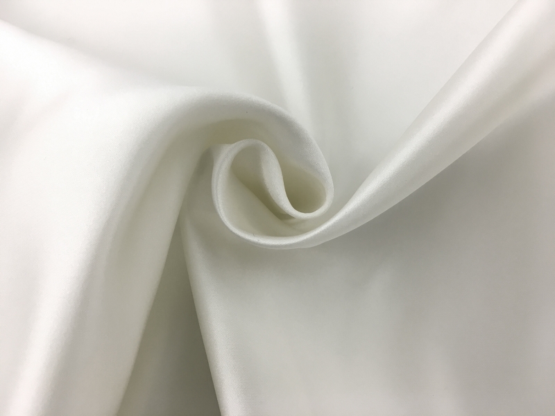 Heavy Silk Satin in Natural White 40MM - East & Silk