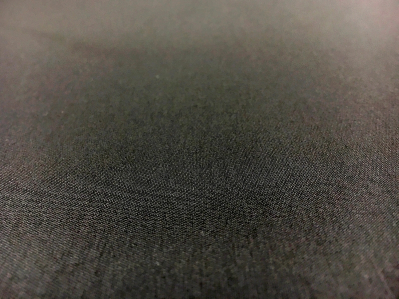 Silk and Polyester Zibeline in Dark Gray1