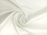 Italian Silk Duchesse Satin in Silk White0