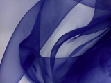 Japanese Polyester Extra Fine Organza in Light Navy0