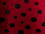 Silk and Lurex Panné Velvet with Dots0