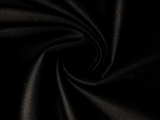Italian Stretch Matte Silk Crepe in Black0