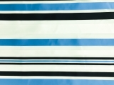 Viscose Blend Striped Organza0