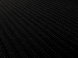 Nylon Rib Knit in Black0