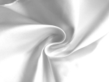 white acetate peau d'ange in a swirl