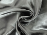 Silk and Viscose Charmeuse in Silver