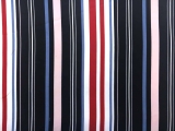 Poly Georgette Bar Code Stripe Print0
