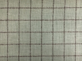 Italian Silk Linen Wool Blend Window Pane in Sage0