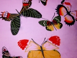 Silk Chiffon in Butterfly Print0